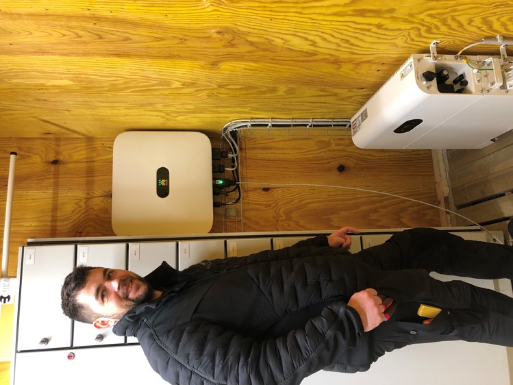 Sverri M. Mortensen, arbeiðsformaður hjá Install